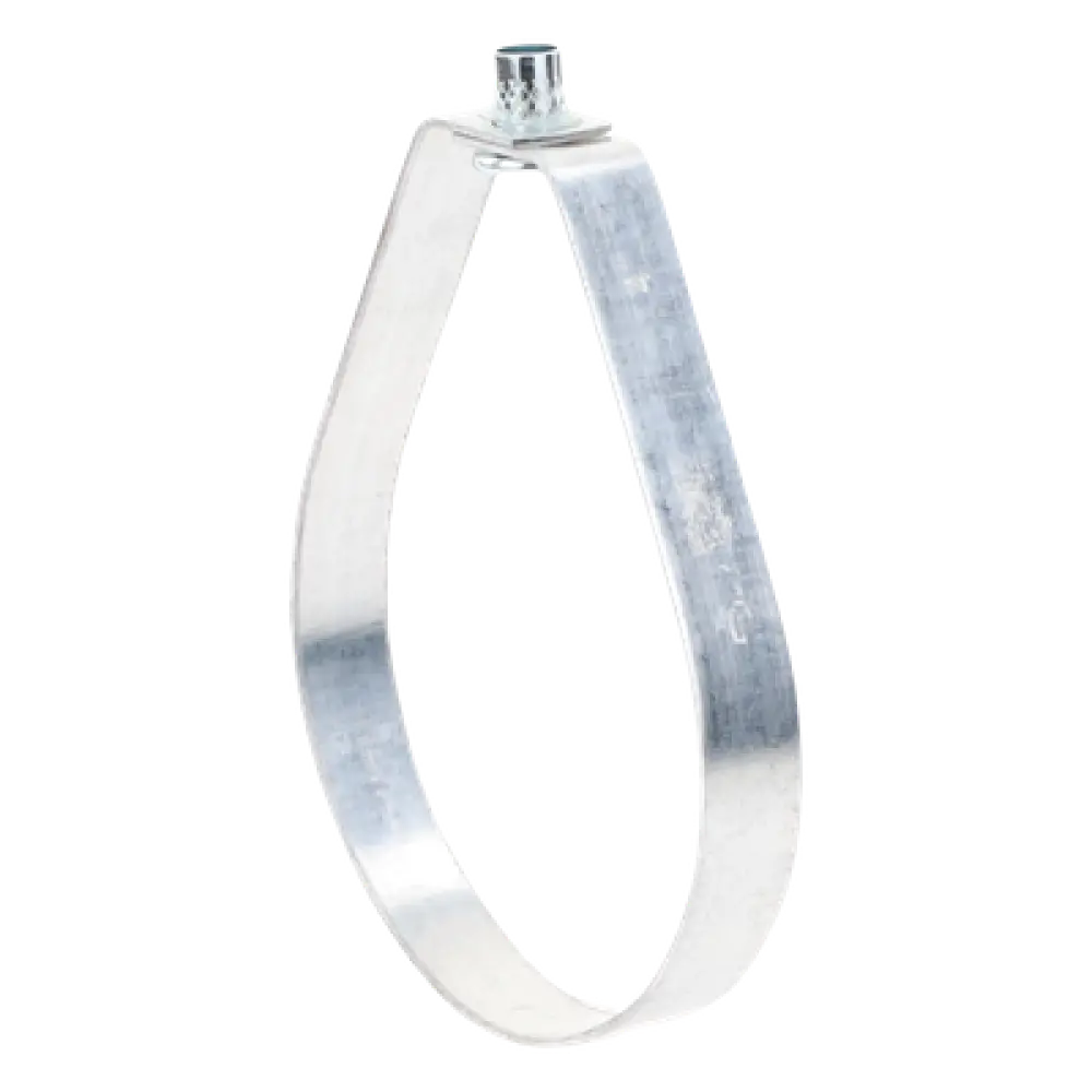 Abrazadera Tipo Pera / 6" (170 mm) / Carga 1,186 kg / Tuerca 1/2" / Monobloque Sin Tornillos / Cincado Electrolítico 5 micras