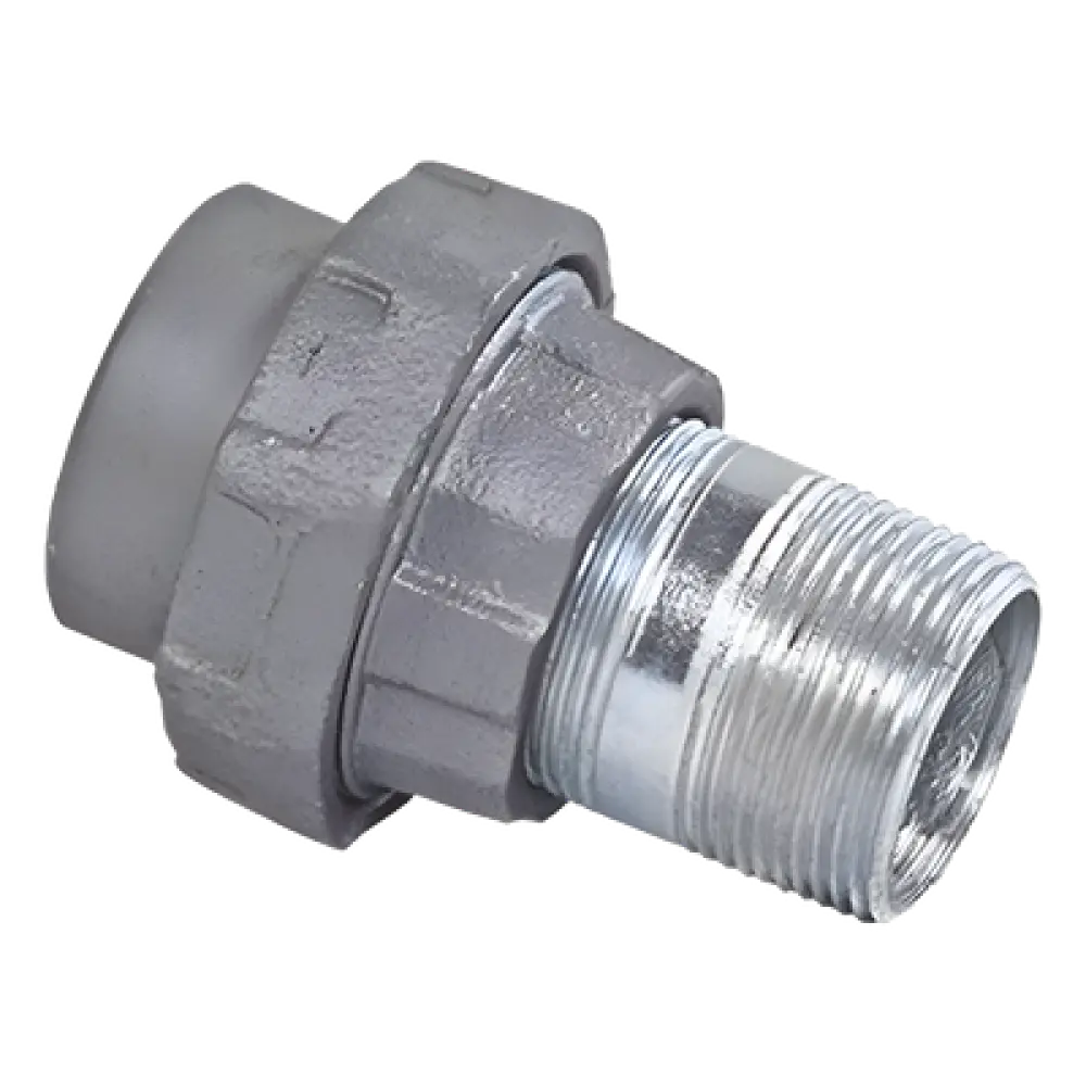 Tuerca Unión Macho-Hembra / 1/2" (12.7 mm) / Aluminio Diecast / NPT Conduit Rígido / IK09 / Clase I, II, III / NEMA 4, 4X, 7, 9