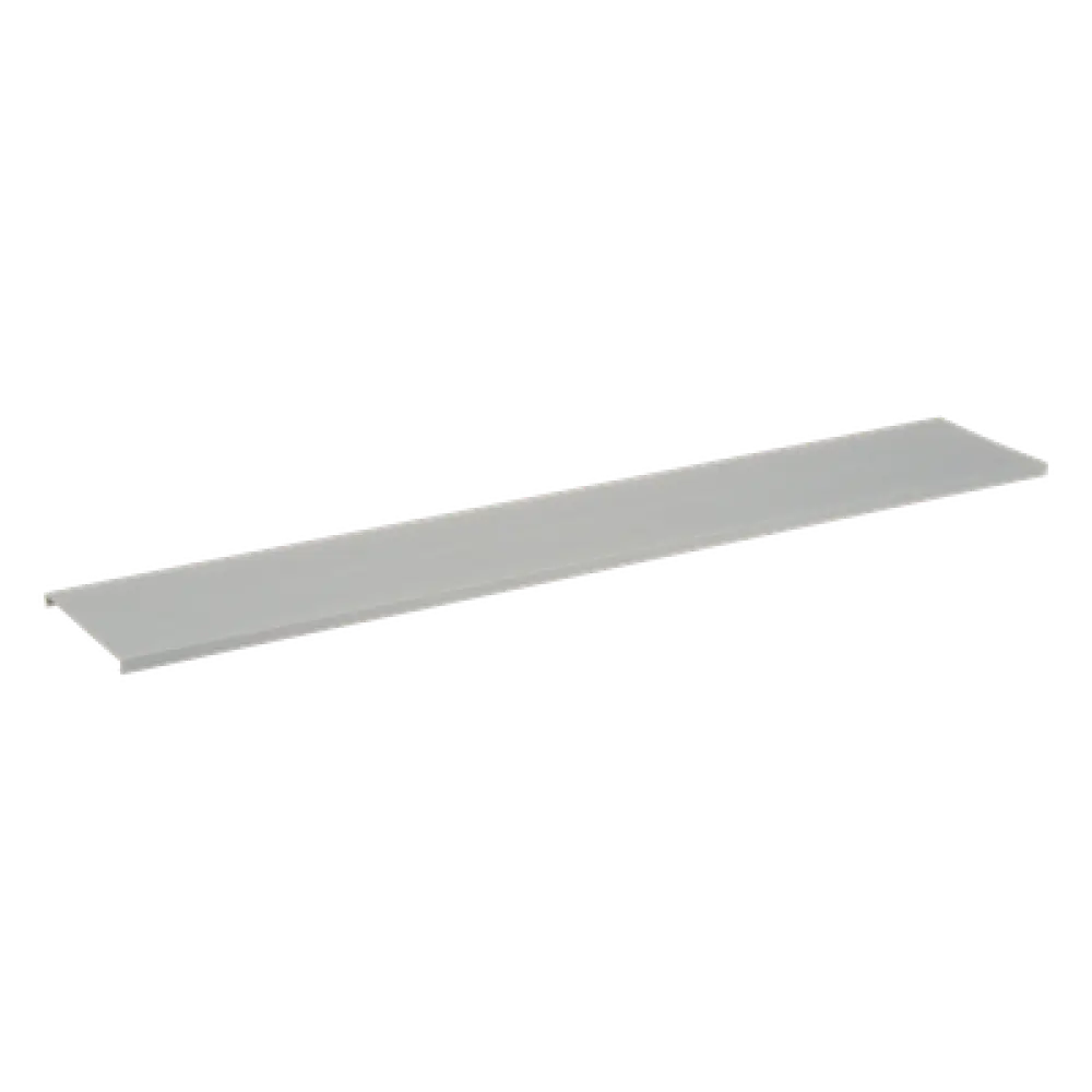 Tapa de Canaleta Ranurada / 4.25 in Ancho / 1.8 m Largo / 6 ft Equivalente / PVC sin Plomo / Gris