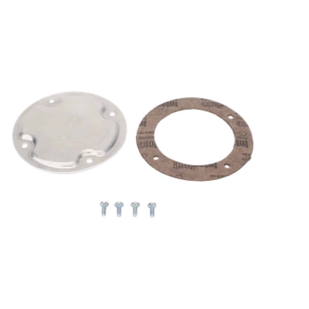 Tapa Hermética para Caja Redonda / Aluminio Diecast / IP66 / Tornillos con Empaque / Intemperie Industrial