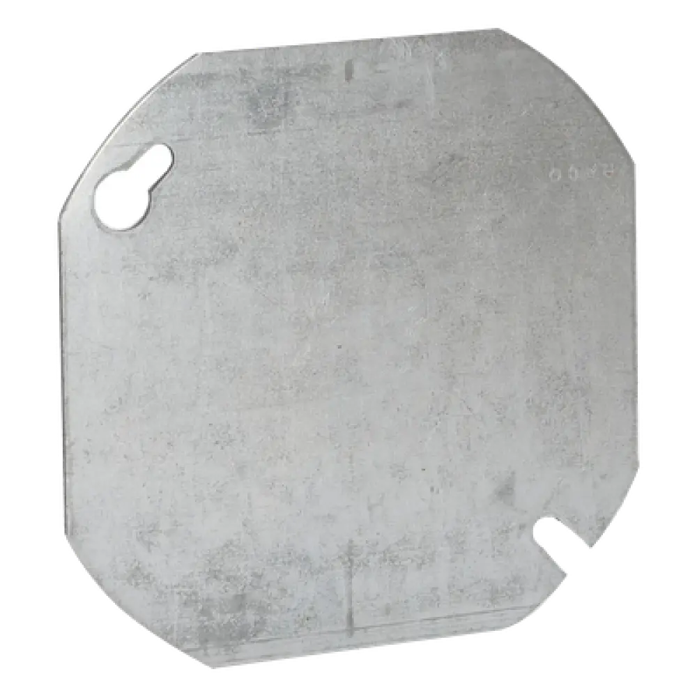 Tapa Ciega Octagonal / 4.063 x 4.063 in / Acero Galvanizado / UL Listed / Pintable