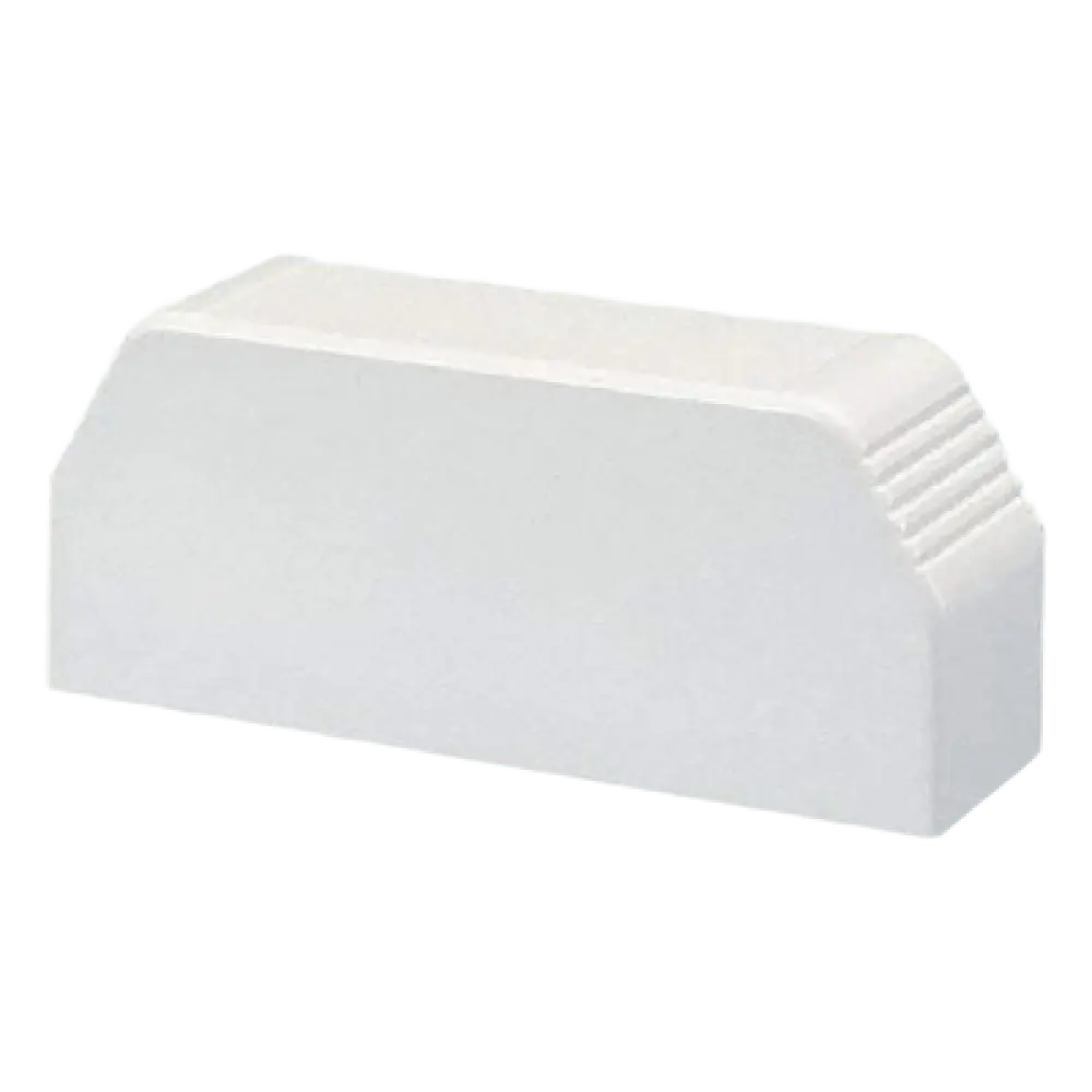 Tapa Final para Canaleta / PVC Rígido / UL94 V-0 / FT4 / 111.8 x 47.2 x 4.8 mm / Blanco