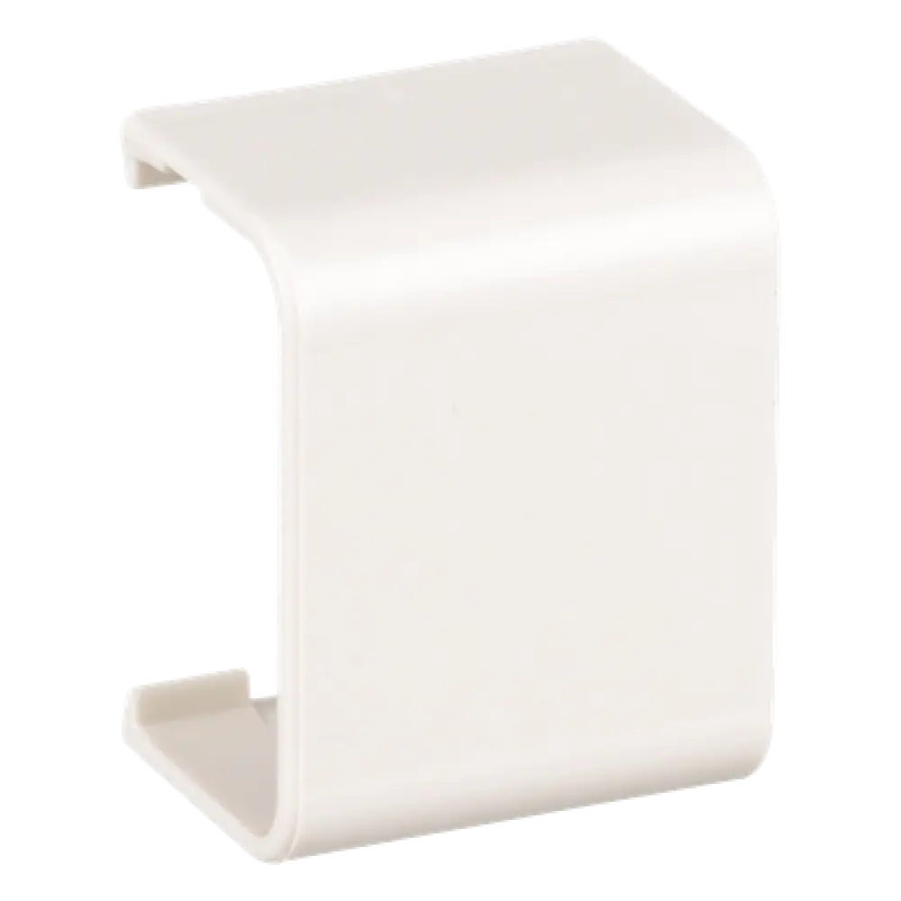 Unión Recta para Canaleta / ABS Blanco Mate / UL94V-0 FT4 / 0 a 50°C / 180° / Sin Herramientas