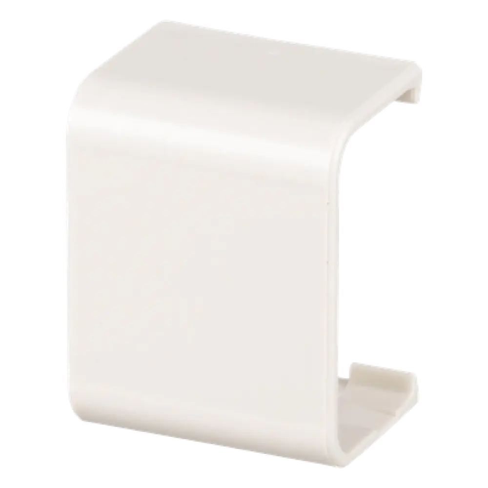 Unión Recta para Canaleta / ABS Blanco Mate / UL94V-0 FT4 / 0 a 50°C / 180° / Sin Herramientas