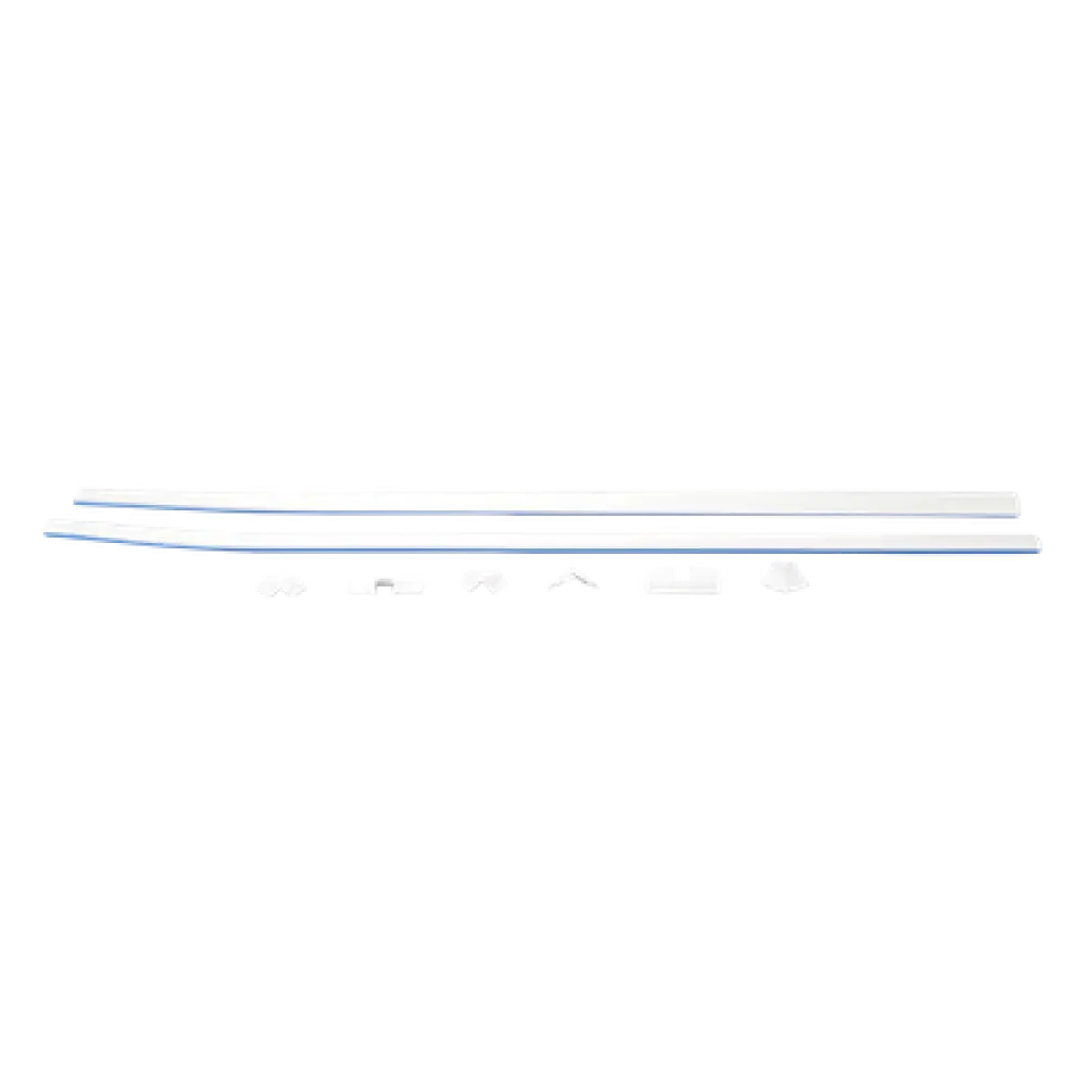 Kit de Canaleta 90° / Sin División / PVC Rígido / ABS / Autoextinguible / 3,344 mm² / Cinta Adhesiva