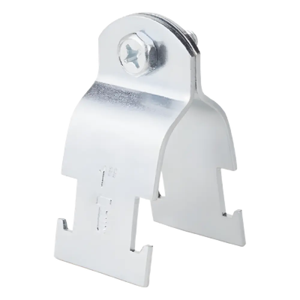 Abrazadera Unicanal / 4" (101 mm) / Calibre 13 / Galvanizado / Interior y Exterior