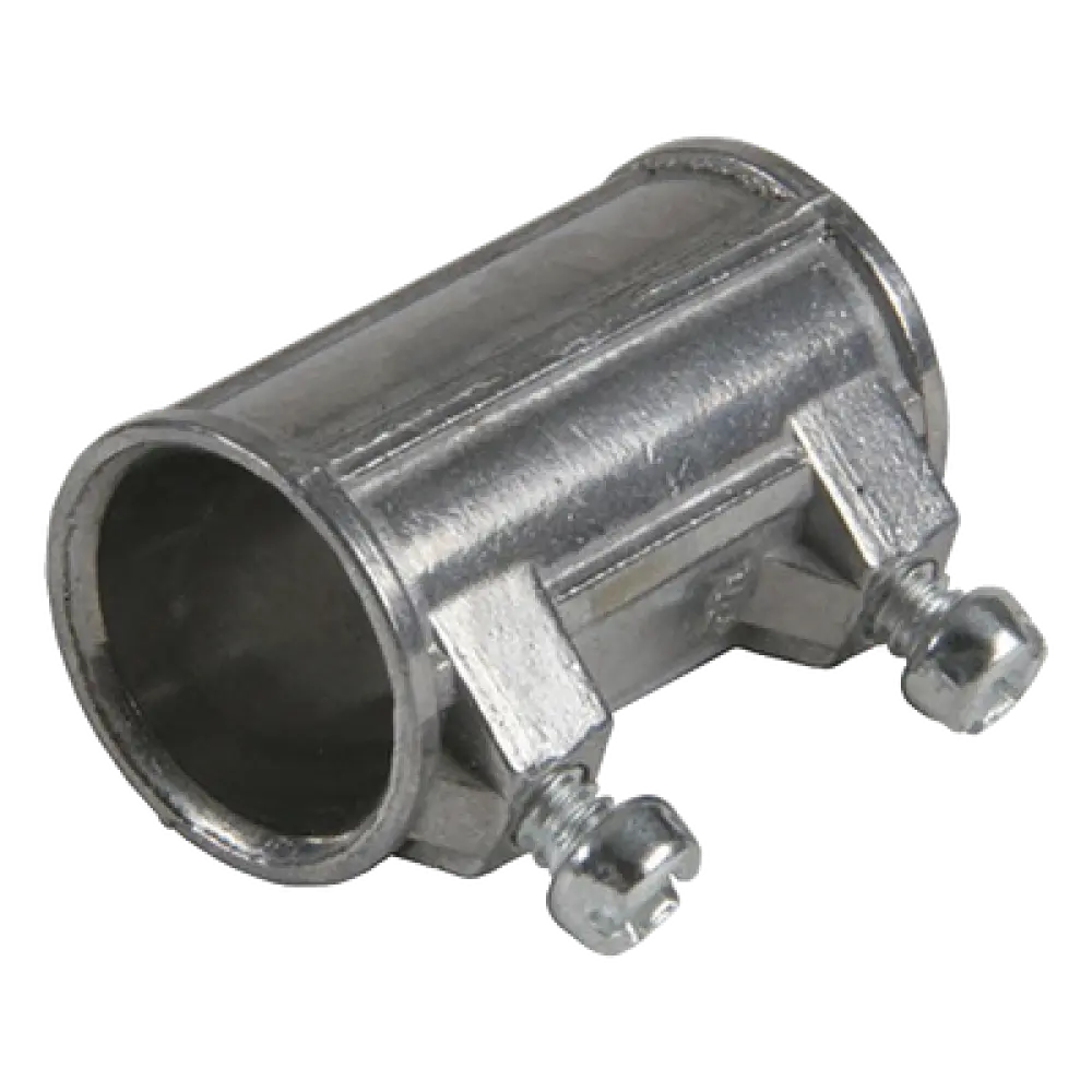 Cople para Tubo Pared Delgada / 1 1/4" / Tornillos Opresores #10 / Diseño Reforzado Tipo Neer / 47 x 67 mm