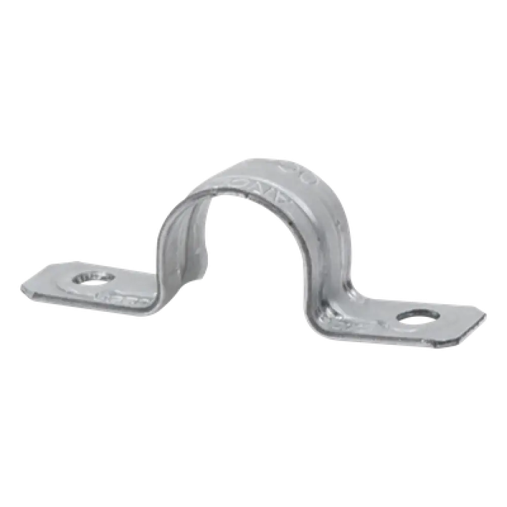 Abrazadera Tipo Omega / Conduit Pared Gruesa 2 1/2" (63 mm) / Acero Pregalvanizado Calibre 16 / Fijación Industrial