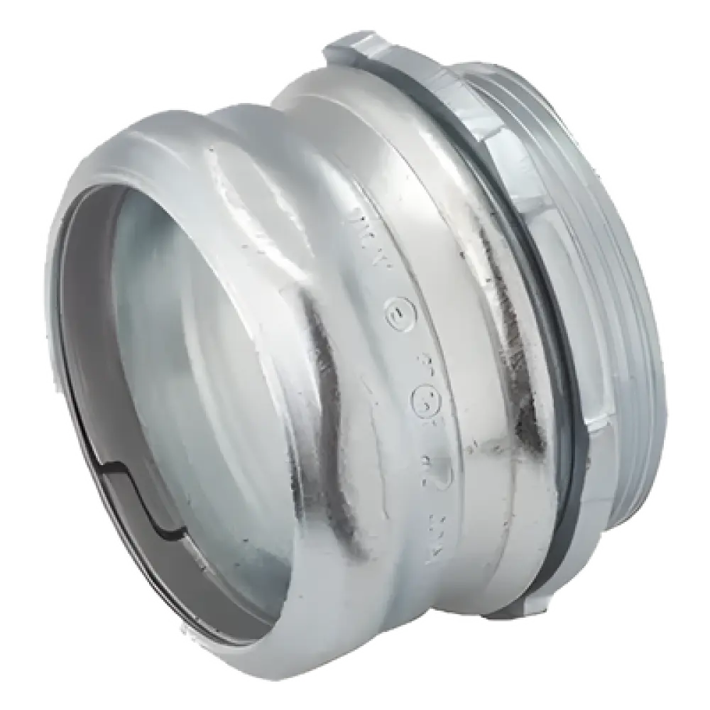 Conector de Compresión / Acero Galvanizado / Pared Delgada / 2 in / 66.5 x 66.5 x 85.5 mm / 0.35 kg