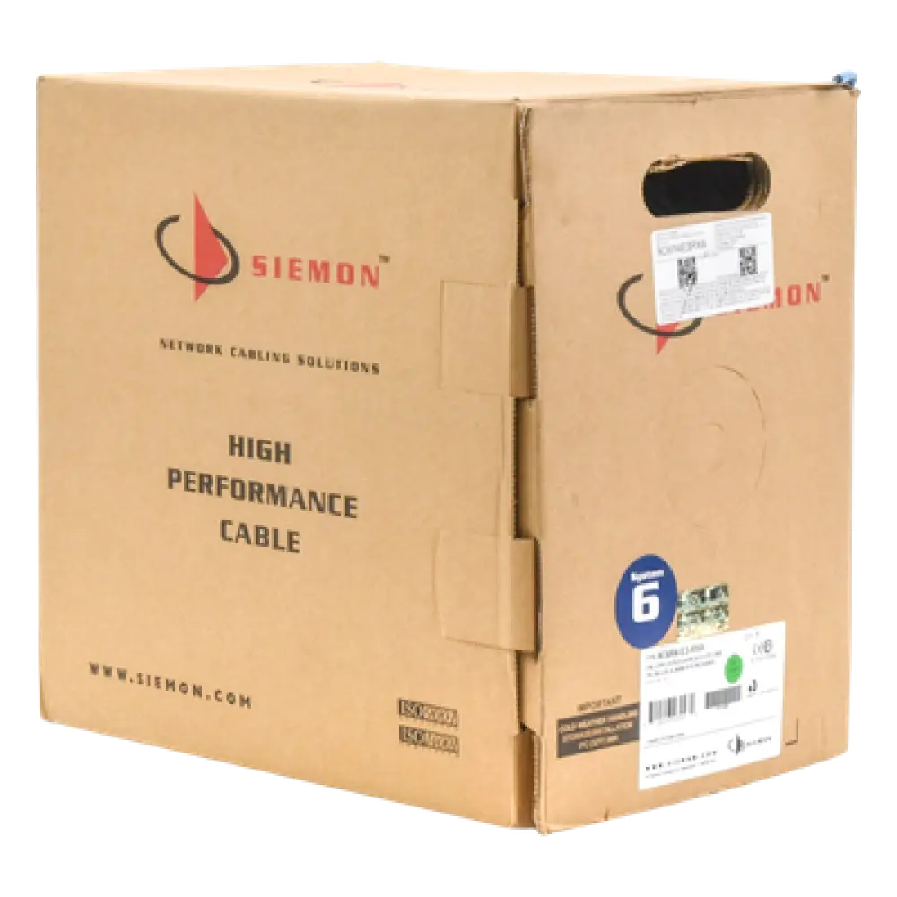 Bobina de Cable UTP / Cat6 / 23 AWG / 4 Pares / CMR / 305 m (1000 pies) / Reelex
