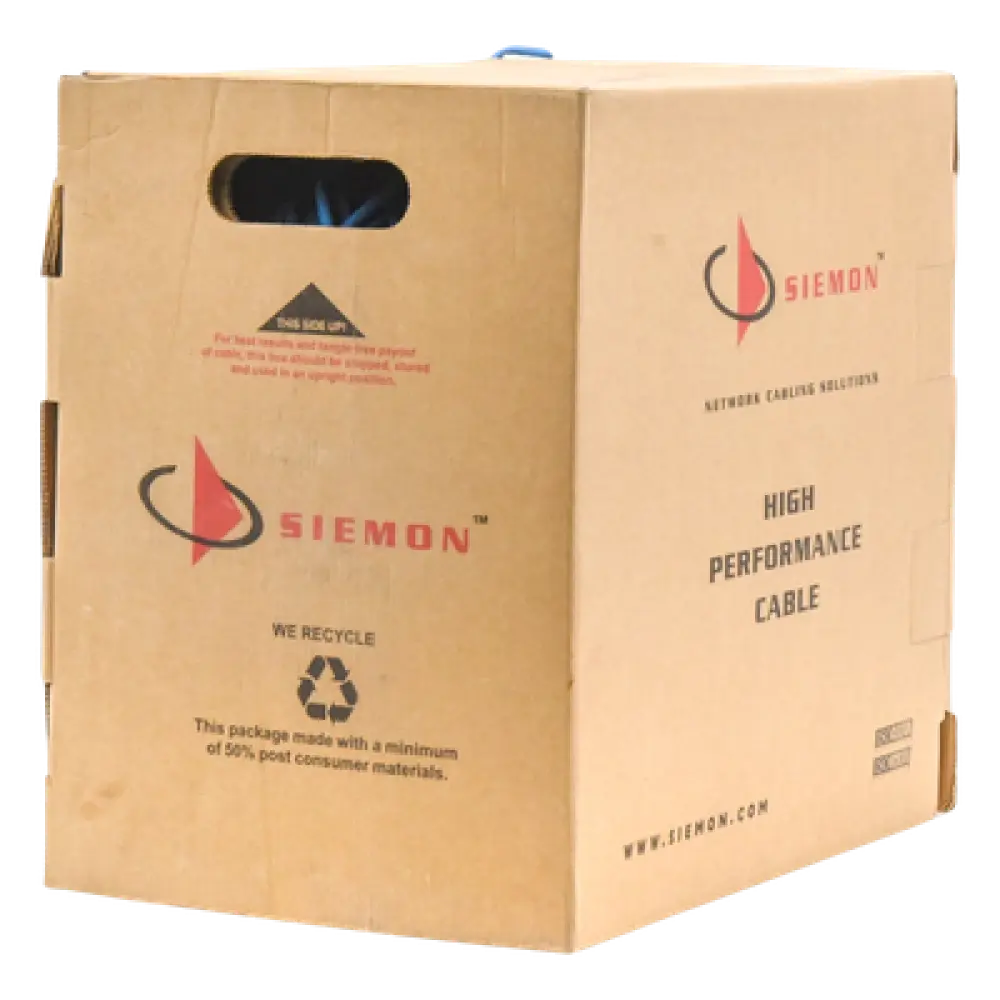 Bobina de Cable UTP / Cat6 / 23 AWG / 4 Pares / CMR / 305 m (1000 pies) / Reelex
