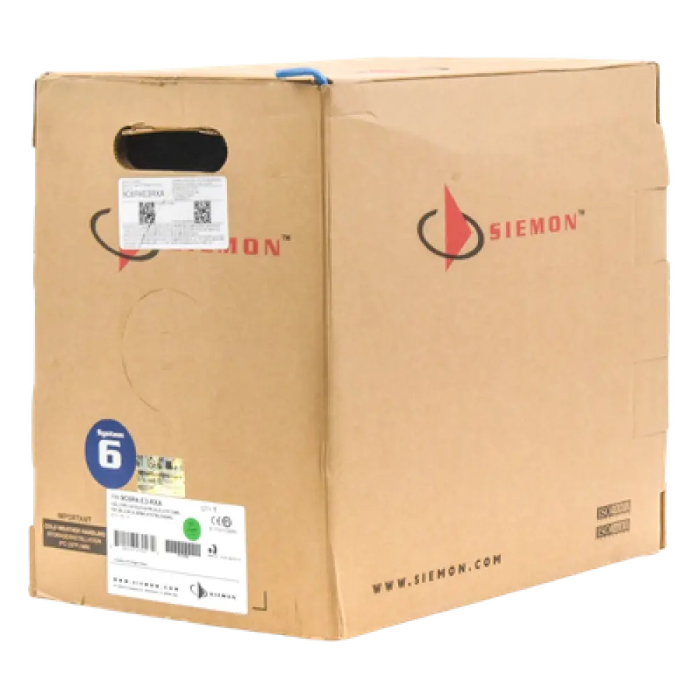 Bobina de Cable UTP / Cat6 / 23 AWG / 4 Pares / CMR / 305 m (1000 pies) / Reelex