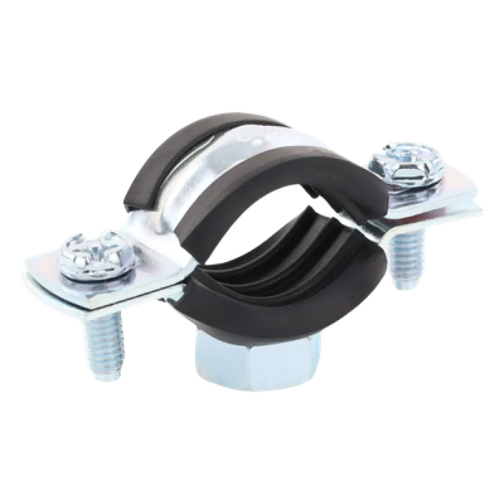 Abrazadera Isofónica Reforzada / 1/2" (22 mm) / Acero 1.75-2.3 mm / Carga 150 kg / -30°C a +120°C / Aislamiento EPDM