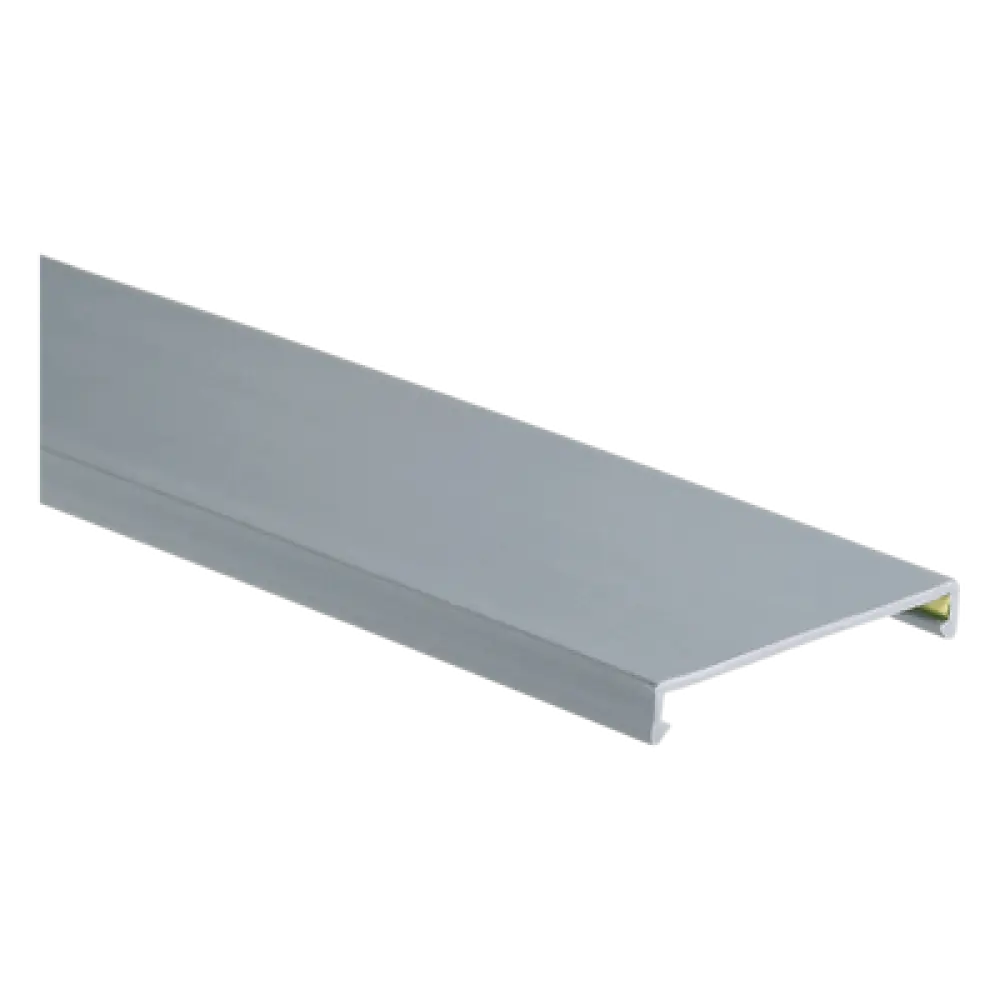 Tapa para Canaleta Ranurada / 2 in Ancho / 1828.8 mm (6 ft) Largo / PVC Sin Plomo / UL94 V-0 / Negro