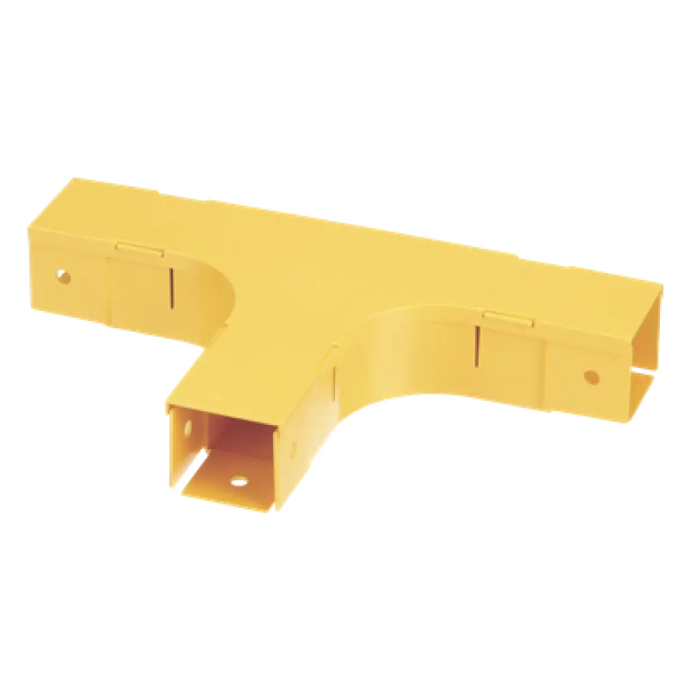 Conector en T Horizontal / Radio de Curvatura 50.8 mm / ABS / Canaleta 2x2 / 90° / 308.9 mm (1.01 ft) de Ancho