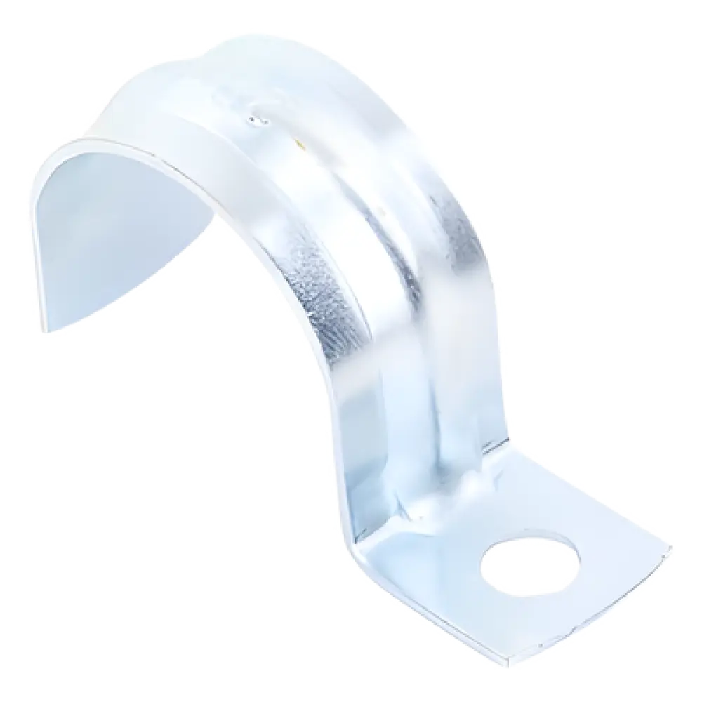 Abrazadera Tipo Uña / Conduit 3/8" (9.52 mm) / Acero Cincado / Espesor 0.9-1.2 mm / Instalaciones Eléctricas y Saneamiento