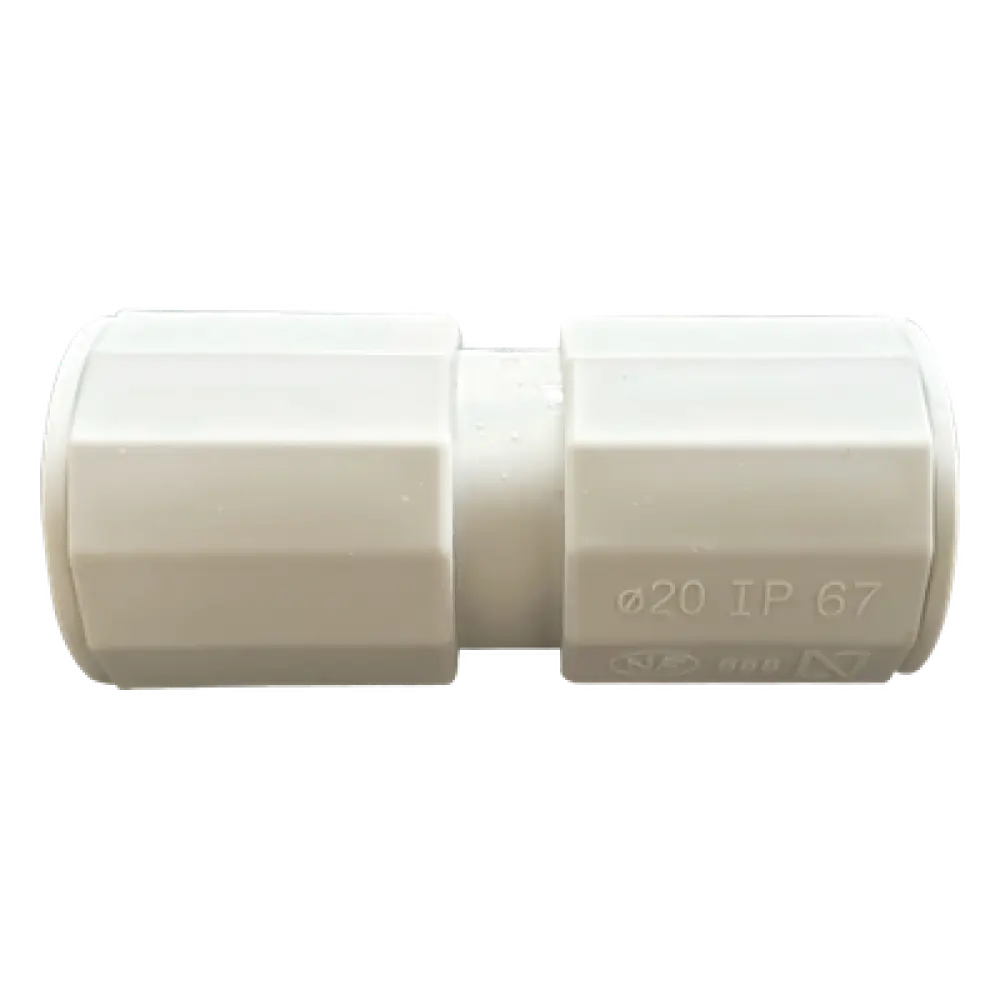 Cople Hermético IP67 / Tubería Rígida 50 mm (2") / Libre de Halógenos / Auto-Extinguible / Sin Pegamento