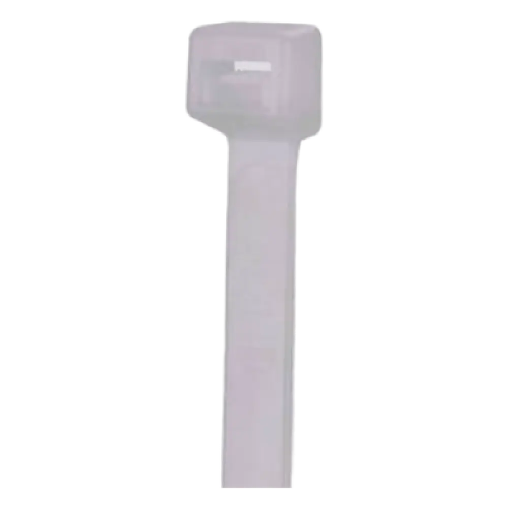 Brida de Nylon 6.6 / 206 mm (8.1 in) x 7.6 mm / Exterior Resistente a UV / Paquete 50 pz / AH-2 Plenum