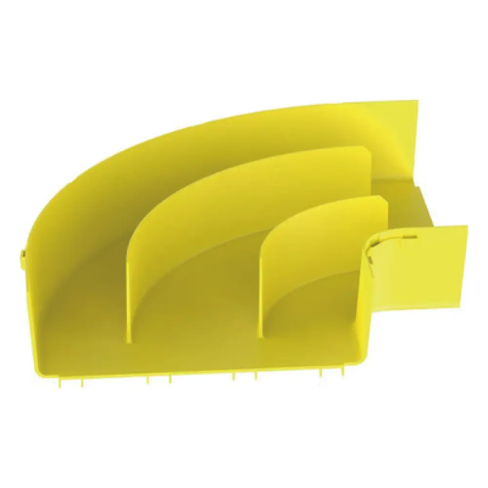 Ángulo Recto Horizontal / 90° / Para Canaleta 12x4 / Radio de Curvatura 50.8 mm / ABS 94V-0 / Color Amarillo