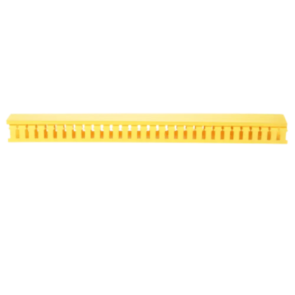 Kit de Administración de Cables Vertical / Sistema de Enrutamiento 2x2 / Altura 1828.8 mm (6 ft) / ABS Libre de Halógenos / Color Amarillo