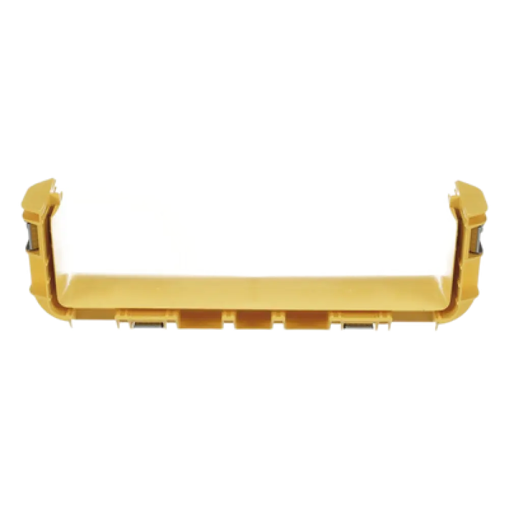 Acoplador Recto para Canaleta / 12 x 4 pulgadas (305 x 102 mm) / Sin Herramientas / ABS / Color Amarillo / 111.8 mm de Altura