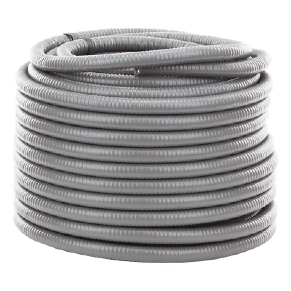 Tubo Flexible Liquidtight / 3/4" (19 mm) / Acero Pregalvanizado + PVC / Rollo 50 m (164 ft) / NEMA 4 / IP65