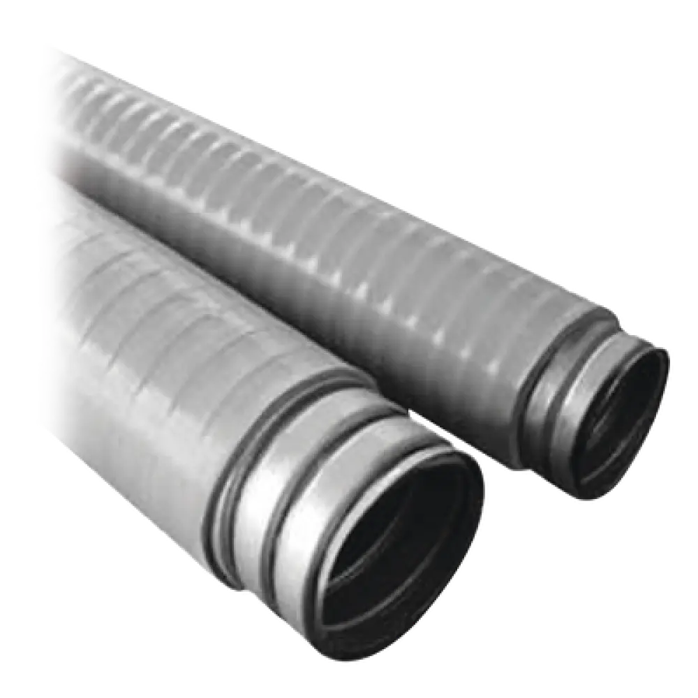 Tubo Flexible Liquidtight / 2" (50 mm) / Acero Pregalvanizado + Forro PVC / Rollo 30 m (98.4 ft) / NEMA 4 / IP65