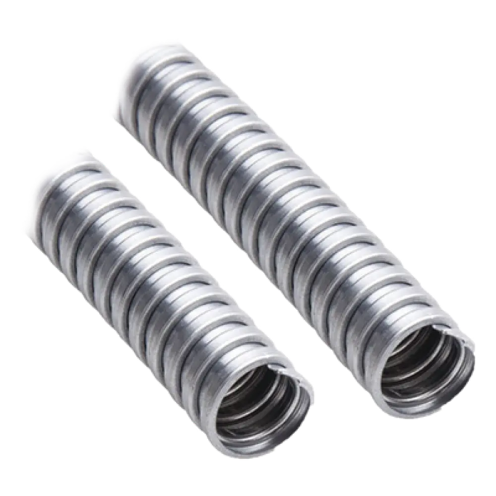 Tubo Flexible Eléctrico / 2" (50 mm) / Acero Galvanizado / Rollo 30 m (98.4 ft) / NEMA FB-1 / UL 514 B