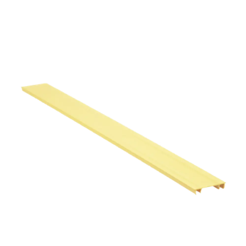 Tapa para Canaleta Ranurada / 2 in Ancho / 6 ft Largo / UL94 V-0 / PVC Sin Plomo / Amarillo