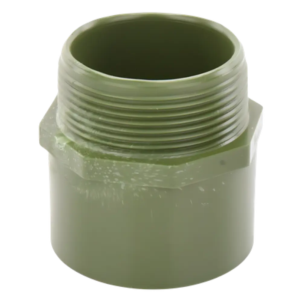 Conector para Tubería PVC Conduit Pesado / 2 1/2" (60 mm) / NMX-E-012 / Autoextinguible / Sin Plastificante