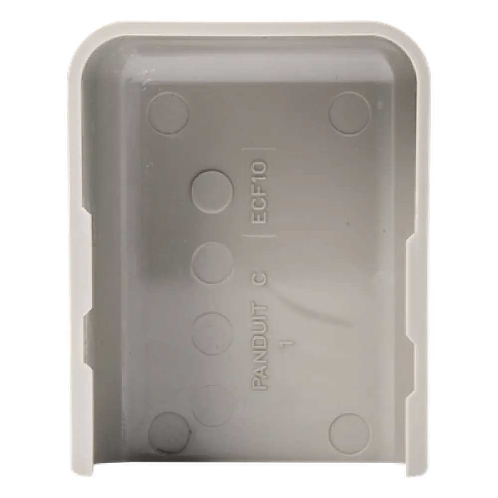 Tapa Final / ABS Resistente a Impactos / UL94V-0 / 0 a 50°C / Color Gris / Sin Herramientas