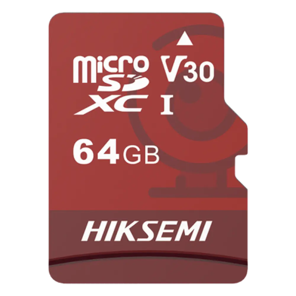 Tarjeta MicroSD / 64 GB / Lectura 95 MB/s / Escritura 40 MB/s / Clase 10 U3 / Grabación 4K / Videovigilancia 24/7