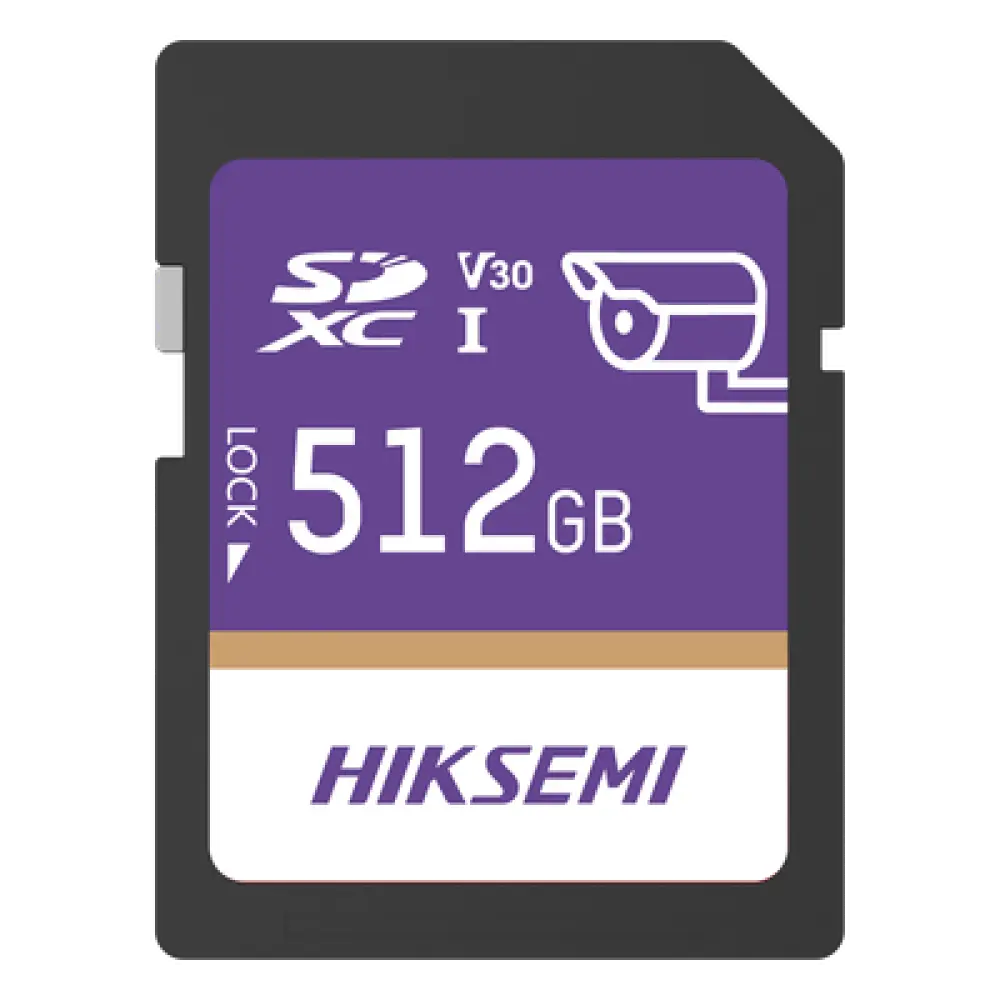 Tarjeta SD / 512 GB / 100 MB/s Lectura / 90 MB/s Escritura / Clase 10 U3 V30 / 3D TLC NAND / −25°C a 85°C (−13°F a 185°F)