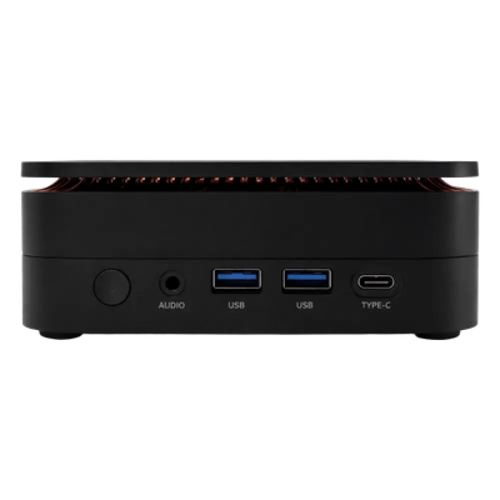 Mini PC / AMD Ryzen 7 7735HS 8 Núcleos / 16 GB DDR5 / 512 GB SSD NVMe / Wi-Fi 6 / Ethernet 2.5G / HDMI 2.0 + DisplayPort / 128 mm × 128 mm × 42 mm (5.0 in × 5.0 in × 1.7 in)