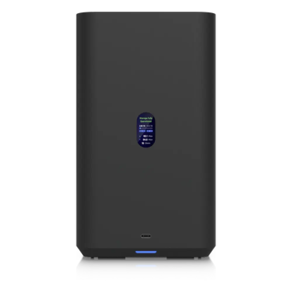 Servidor NAS Compacto / 2 Bahías 3.5" SATA / Puerto 2.5 GbE / PoE++ 60 W / Pantalla LCD 1.47" / USB-C 5 Gbps