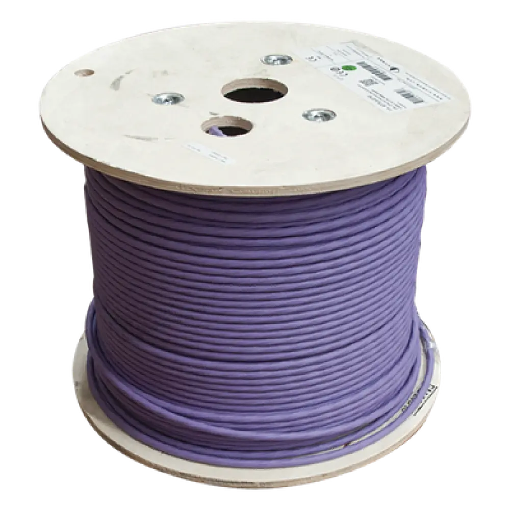 Cable S/FTP / Cat 7A / 4 Pares / 305 m (1000 ft) / Blindaje Doble / LS0H / 75°C / PoE