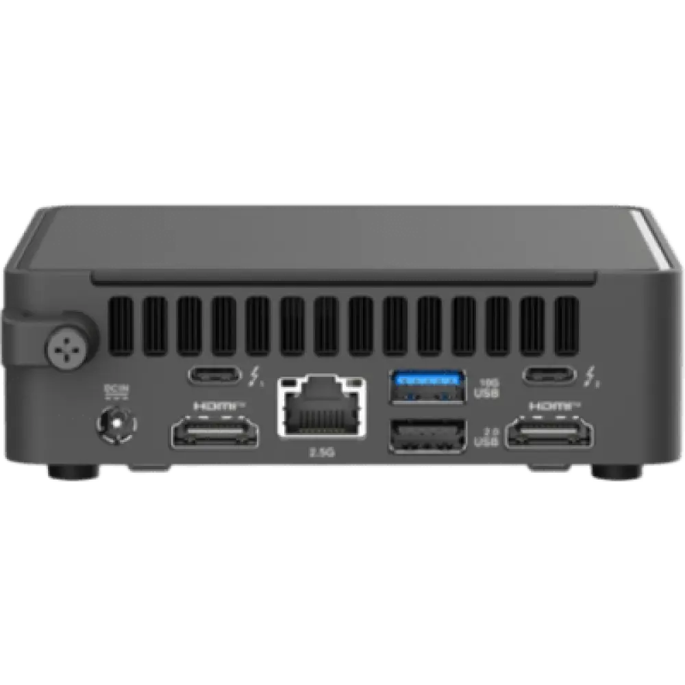 Mini PC / Intel Core 7 240H / 16 GB DDR5-5600 / Wi-Fi 7 / 2.5GbE / Thunderbolt 4 / 4x 4K / Chasis 0.48 L