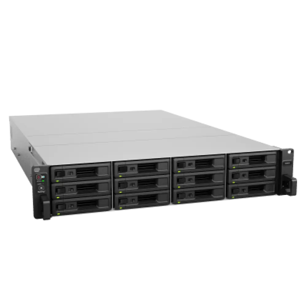 Servidor de Almacenamiento / 12 Bahías / Expansible a 96 Bahías / 1.728 PB / 6,200/3,000 MB/s / 10GbE / DDR4 ECC 16 GB