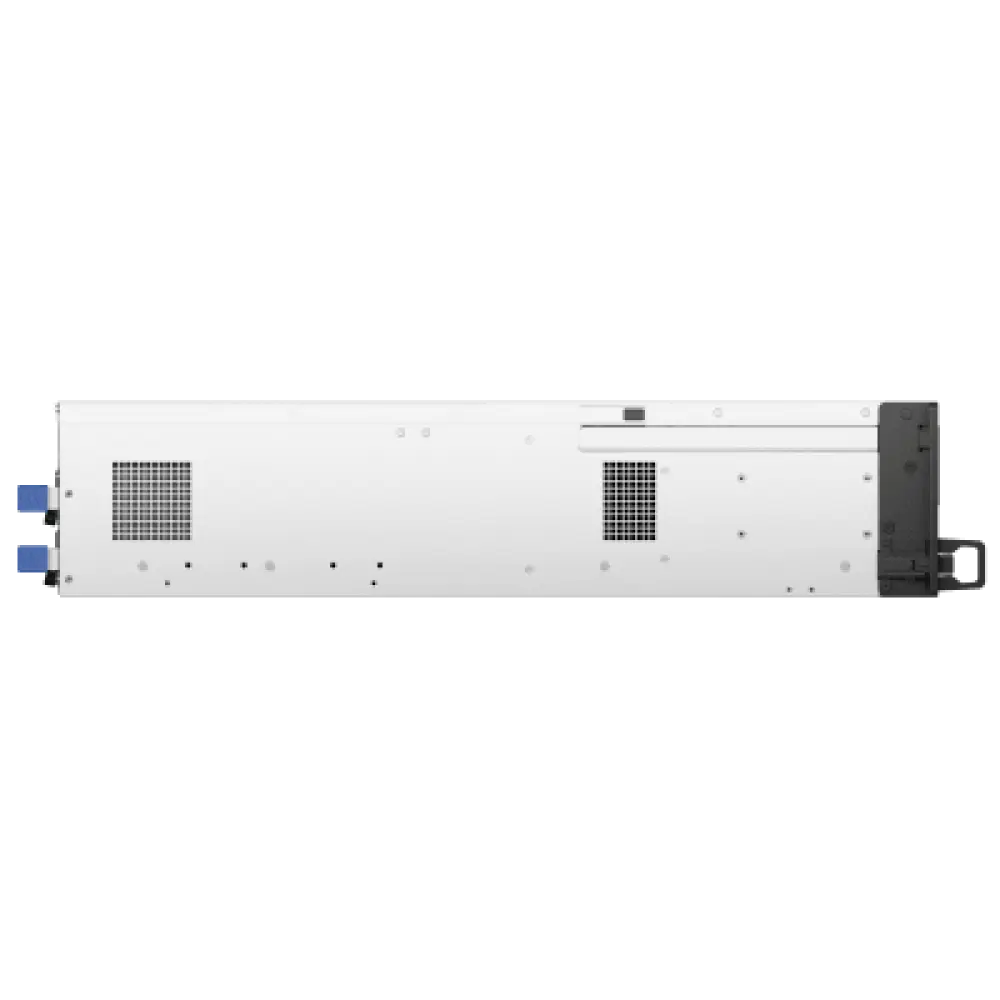 Servidor NAS Rack / 16 Bahías Intercambiables / 3U / Rendimiento 3,519/1,790 MB/s / 10GbE Integrado / Fuentes Duales en Caliente / Expansible a 28 Bahías / Hasta 560 TB