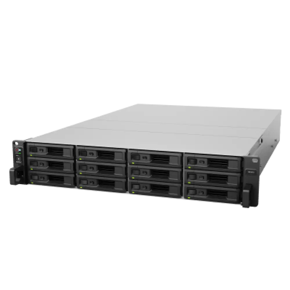 Servidor NAS / 12 Bahías / Escalable a 96 Bahías / 1.728 PB Capacidad Bruta / 6.200 MB/s Lectura / 10GbE RJ-45 / PCIe 3.0