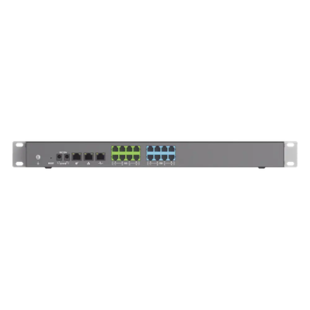 Conmutador IP-PBX / 3000 Usuarios / 450 Llamadas Simultáneas / 8 FXO / 8 FXS / Comunicaciones Unificadas Híbrida