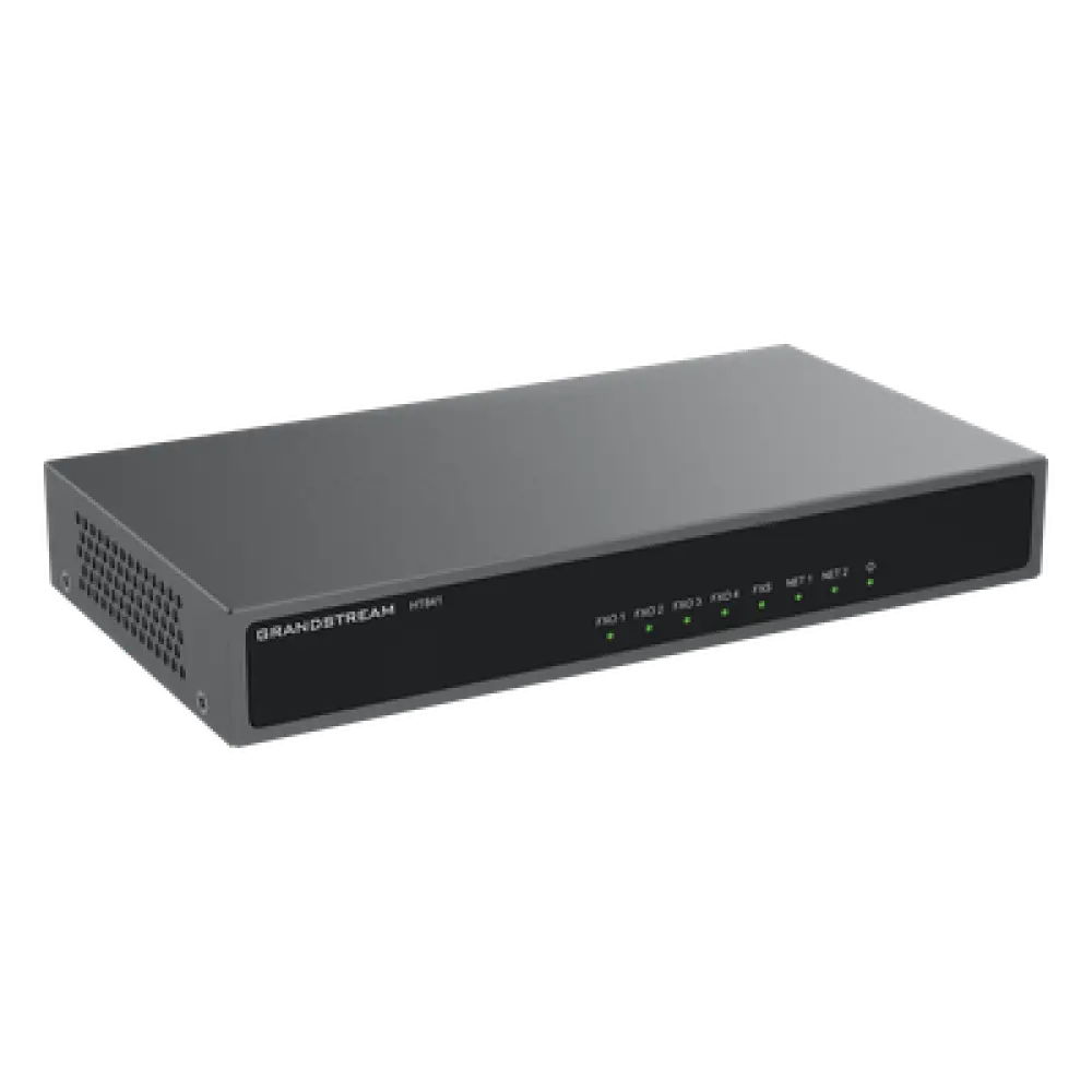 Gateway VoIP / 4 Puertos FXO / 1 Puerto FXS / 3 Perfiles SIP / PoE / NAT / Fax T.38 / Conferencia 3 Vías / Cifrado AES / Failover SIP