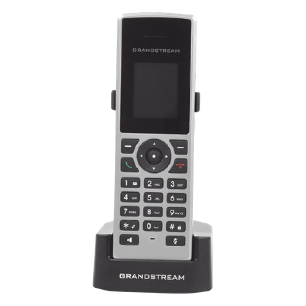 Teléfono IP Inalámbrico DECT / Alcance 350 m (1148.3 ft) Exterior / 10 Cuentas SIP / 20 Horas Conversación / Pantalla Color 1.8 Pulgadas / Audio Full HD