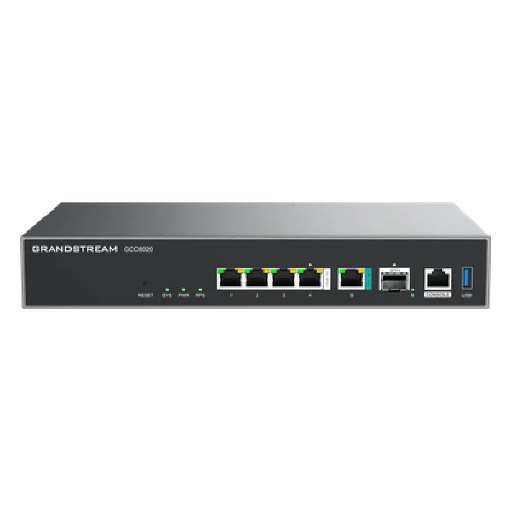 Router VPN / Firewall NGFW / IP PBX / Switch / 4 Puertos Gigabit / 1 Puerto SFP+ 10 Gbps / 1 Puerto 2.5 Gbps / Hot Standby