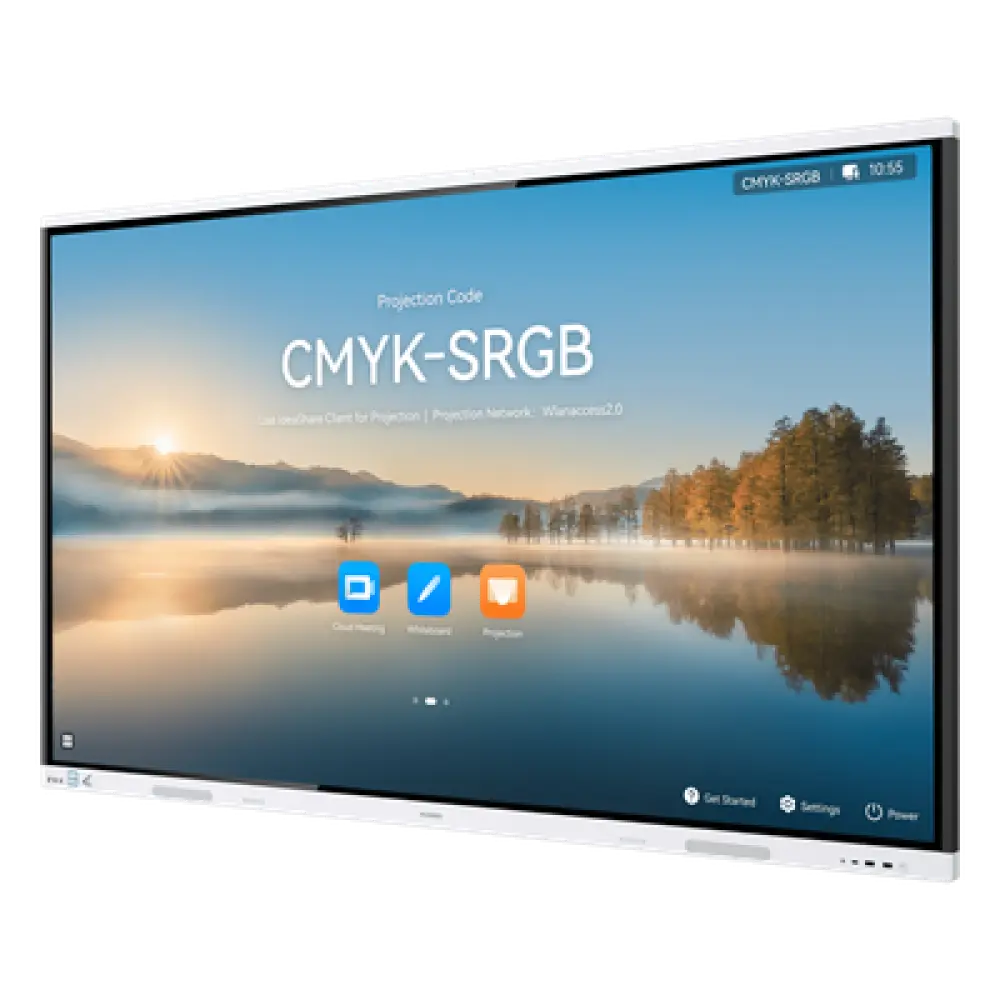 Pantalla Interactiva / 86 pulgadas / 4K / Wi-Fi 6 / Latencia 16 ms / 6 Micrófonos / 4 Altavoces 30 W