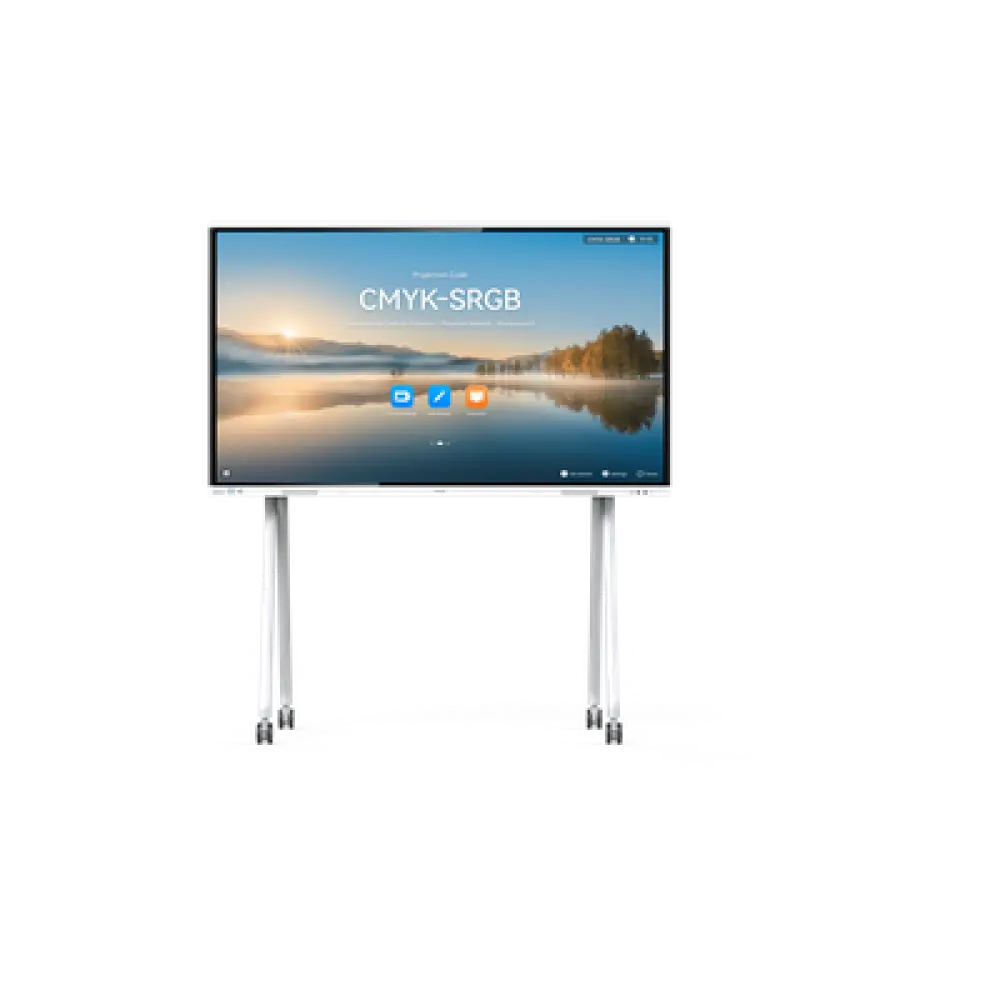 Pantalla Interactiva / 86 pulgadas / 4K / Wi-Fi 6 / Latencia 16 ms / 6 Micrófonos / 4 Altavoces 30 W