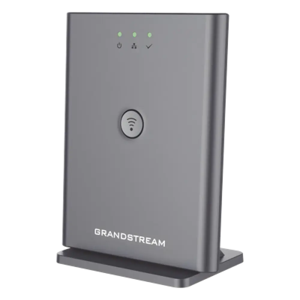 Estación Base VoIP DECT / Alcance Exterior 400 m (1312.3 ft) / 5 Teléfonos DECT / 10 Cuentas SIP / 5 Llamadas Simultáneas / PoE Integrado