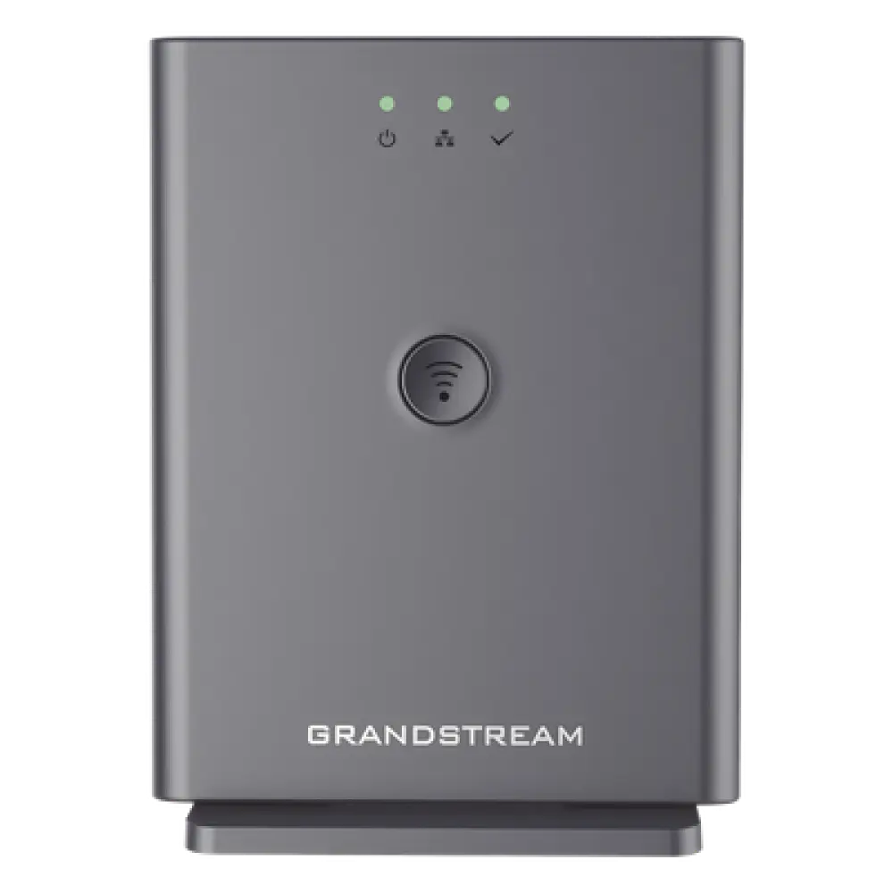 Estación Base VoIP DECT / Alcance Exterior 400 m (1312.3 ft) / 5 Teléfonos DECT / 10 Cuentas SIP / 5 Llamadas Simultáneas / PoE Integrado