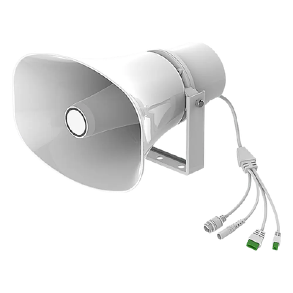 Altavoz SIP IP / 2 Líneas SIP / Potencia 30 W / IP66 Exterior / PoE 802.3af / Montaje en Pared