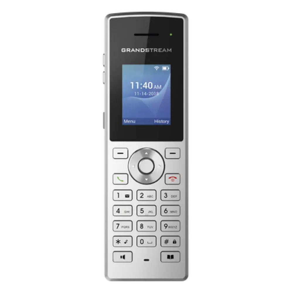 Teléfono IP Portátil / Wi-Fi Dual Band / 2 Líneas SIP / 2 Cuentas SIP / LCD 1.8 pulgadas / Batería 1500 mAh / PTT Configurable